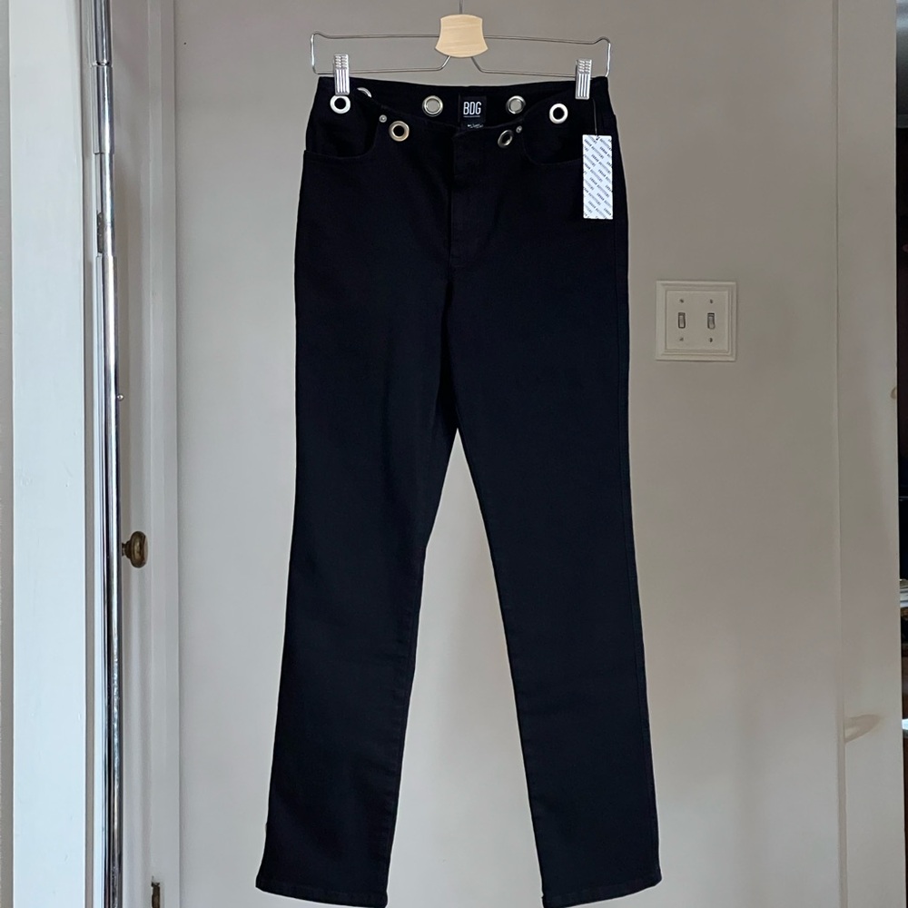 BDG Black Low Rise grommet Jeans